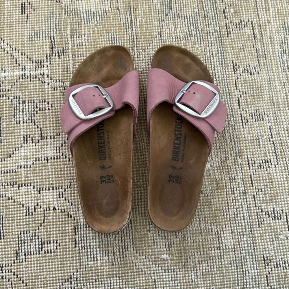 Birkenstock Madrid Big Buckle Sandal (37 EU -- 6-6.5 women’s US) Orchid